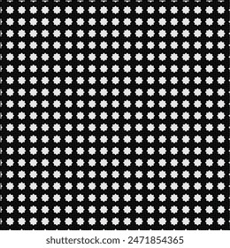 black and white pattern, seamless repeat, black texture design, vector decor