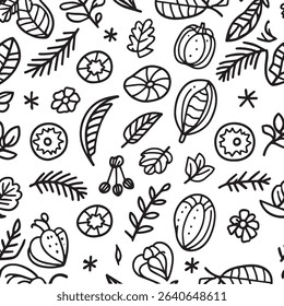 black and white pattern summer time themed