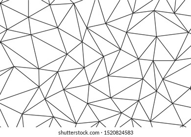 black and white pattern triangle endless linear creative abstract background