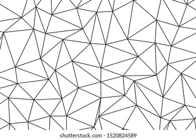 black and white pattern triangle endless linear creative abstract background