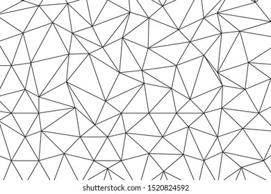 black and white pattern triangle endless linear creative abstract background