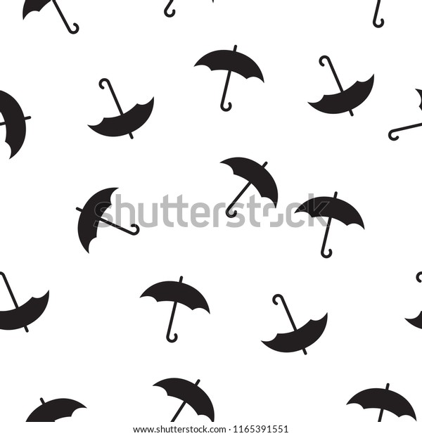 Black White Practice Black Umbrella Behavior Inventory Vector graphic regarding Umbrella Pattern Printable Free titled Black White Practice Black Umbrella Routine Inventory Vector