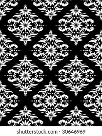 black & white pattern vector