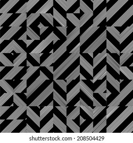 Black And White Pattern Vector 95