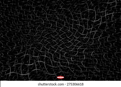 black white pattern with wave. vector illustration