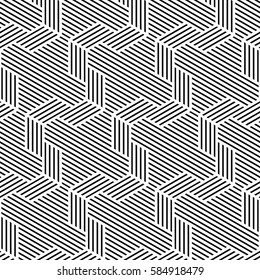 Black White Patternbackground Line Geometricmodern Stylish Stock Vector ...