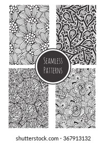 black and white patterns