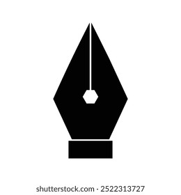 black and white pen icon