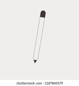 black and white pencil vector