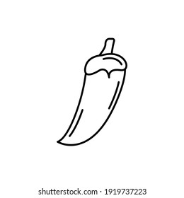 Imagen de pimienta negra y blanca, ilustración vectorial, eps