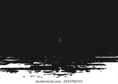 A black and white photo of a beach with a person standing in the foreground. The photo has a moody and mysterious feel to it, as if the viewer is looking into the depths of the ocean