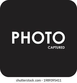 Schwarz-Weiß-Fotografie-Logo, Vektordesign