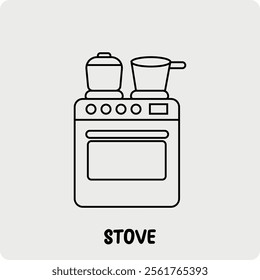 a black and white picture of a stove with a pot on it