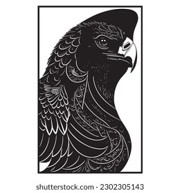 black and white pigeon vector 