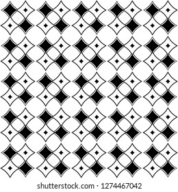 Black and white pillows on a white background