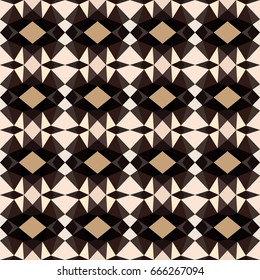 Black, white and pink tribal vector seamless pattern. Abstract geometric art print. Ethnic backdrop. Wallpaper, cloth design, fabric, paper, textile. 
