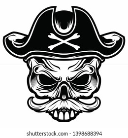 Skull Viking Helmet Set Vector Illustration Stock Vector (Royalty Free ...