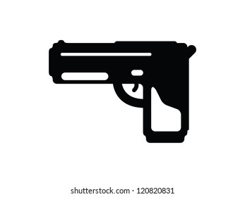 Black and White Pistol Mark.