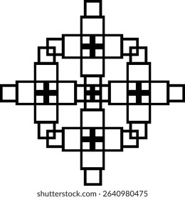 black and white pixel heart pixel crossword technology bar label cumputer pattern game puzzle.