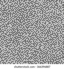 Black and white pixel mosaicbackground