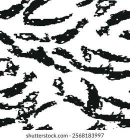 Black and white pixels camouflage ornament, Camo pixel seamless pattern for sport textile, sport clothes, wrapping paper.