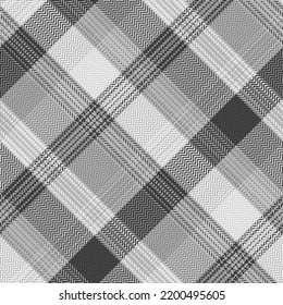 Schwarz-Weiß-Muster nahtlos. Moderne, gerade und oblique Käfig Herringbone Textur Tapete. aus dem Druck auf Stoffe, Hemden, Textilien, Vorhänge. Vektorgrafik.