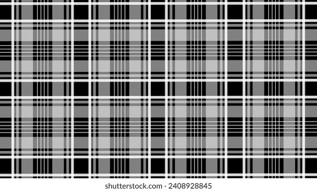 Black and white plaid texture as a background
