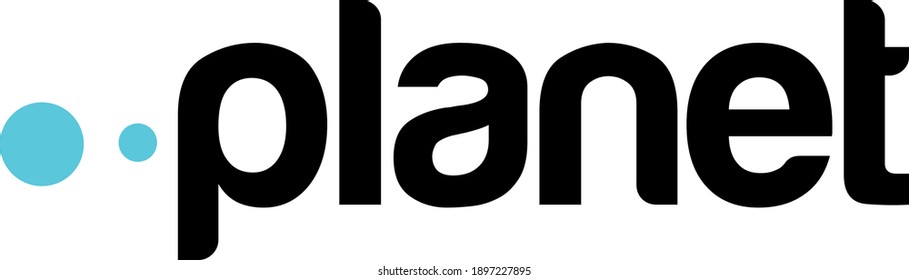 Black White Planet Logo New Brand Stock Vector (Royalty Free ...