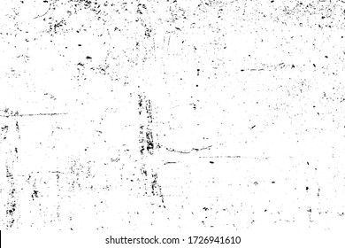 Black white plaster on cement gypsum painted wall. Calm exterior city facade. Coarse grunge, worn blocks background. Uneven overlay surface of stone structure.Retro washed shabby texture for 3d design