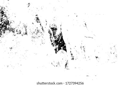Black white plaster on cement gypsum painted wall. Wreck exterior city facade. Coarse grunge, worn blocks background.Uneven overlay surface of stone structure.Retro washed shabby texture for 3d design