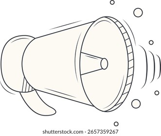 Elemento de podcast em preto e branco. Ilustração de vetor no conceito de design de doodle