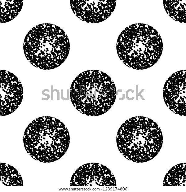 Black White Polka Dot Grunge Textured Backgrounds Textures