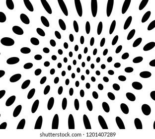 Black and white polka dot pattern. polka dot wave vector