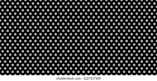 Black and white polka dot pattern. polka dot wave vector
