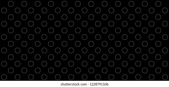 Black and white polka dot pattern. polka dot wave vector