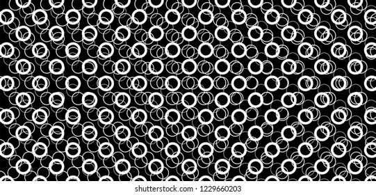 Black and white polka dot pattern. polka dot wave vector