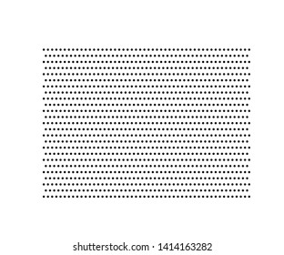 black and white polka dot pattern background. - vector illustration