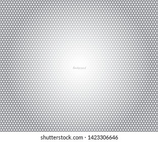 black and white polka dot pattern background. - vector illustration