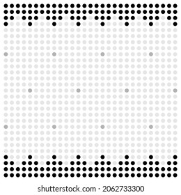
black and white polka dot pattern for background or illustration