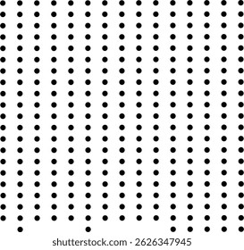 Black and White Polka Dot Pattern Design. Abstract geometric pattern with small squares. Dots and squares game notebook, kids activity notebook.
