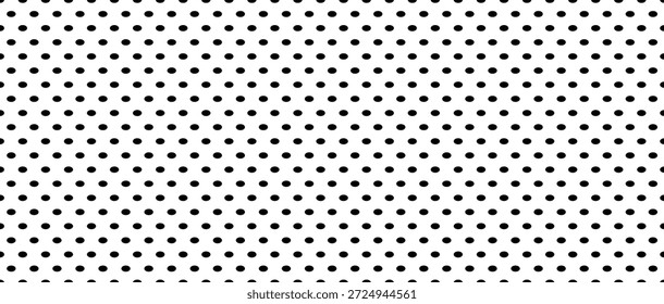 padrão de bolinhas preto e branco para o vetor de impressão têxtil