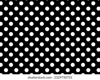 Motif noir et blanc Polka Dot Harmonieux