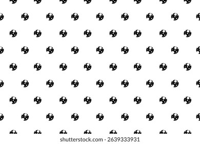 Black and White Polka Dot Seamless Pattern – Classic Vector Design for Fabric, Backgrounds, Print, Packaging, and Interior Decor