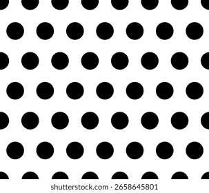 schwarz weiß polka Punkte abwechselnd raster nahtlos muster druck