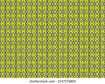 Polígono blanco y negro sobre fondo amarillo para el diseño de tela, papel de pared, papel de envoltura, diseño de fondo,