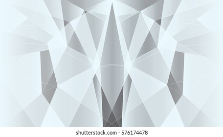 Black and white polygonal background.