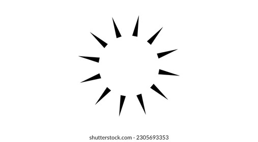 Black and white pop art abstract background with sunbeams. Vector illustration