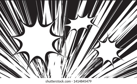 Black and white pop art background. retro vector vintage kitsch illustration drawing. Comic background template design.