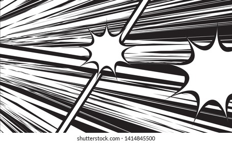 Black and white pop art background. retro vector vintage kitsch illustration drawing. Comic background template design.