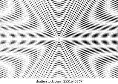 Black and white pop art background with halftone polka dots in retro comic style, vector illustration template eps10